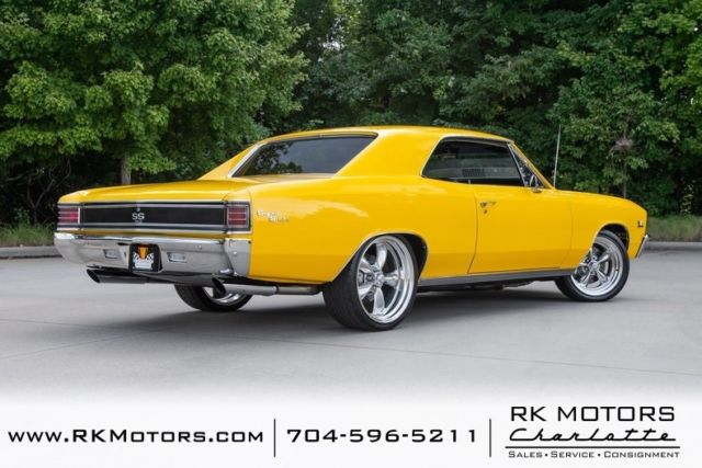 1967 chevrolet chevelle 79710 miles yellow hardtop 496 v8 4 speed automatic