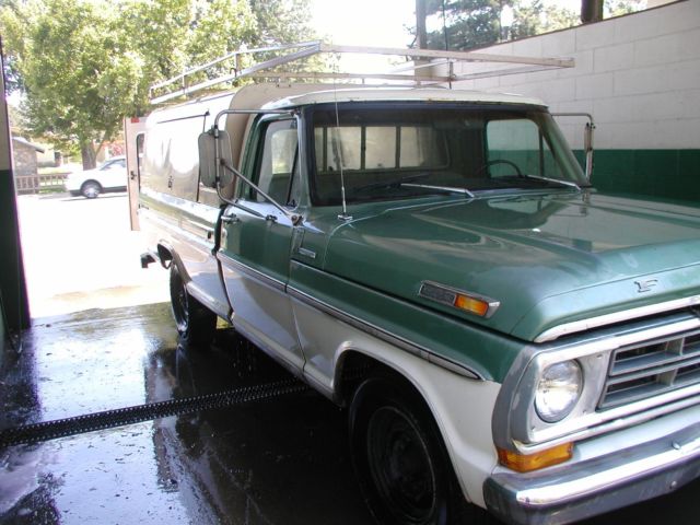 1972 ford f250 sport custom camper special one owner since 1974 cold a/c