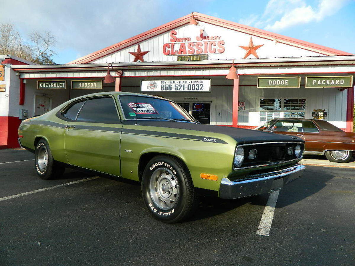 1972 plymouth duster 360 v8 automatic 8 3/4 rear tribute