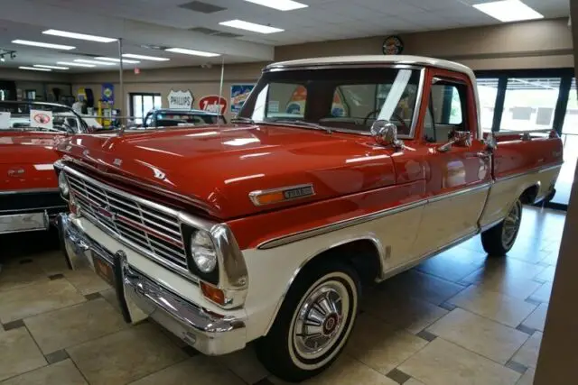 1969 ford f-100 ranger 9999 miles rangoon red