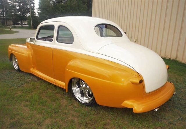 1948 ford deluxe coupe street rod big block vintage a/c