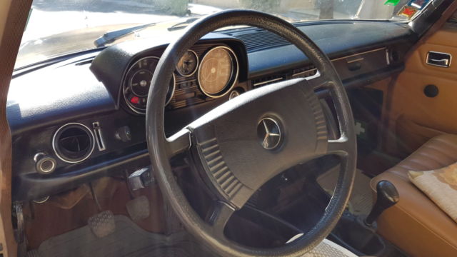 1973 mercedes-benz 230.4/w115 perfect condition fiva registration