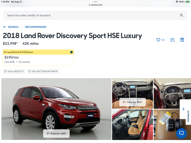 2018 land rover discovery sport hse lux