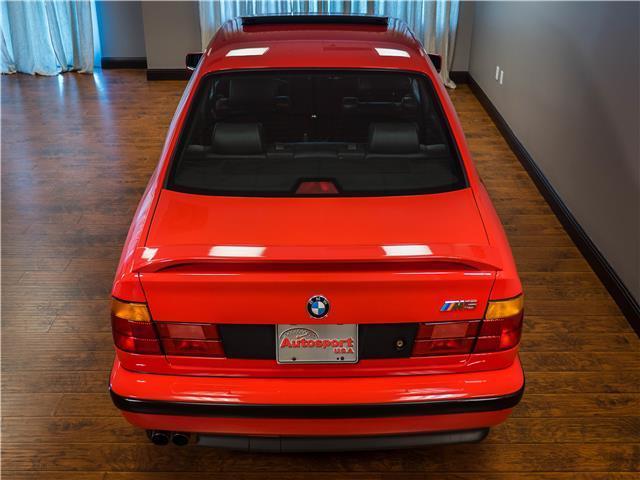 1991 bmw 5 series m5 brilliant red straight 6 cylinder engine 3.5l/215 manual