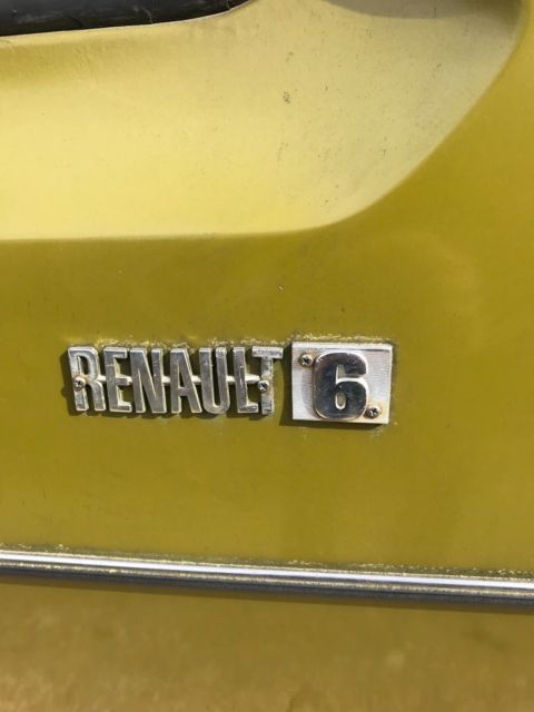 renault r6 tl 1974 classic french car