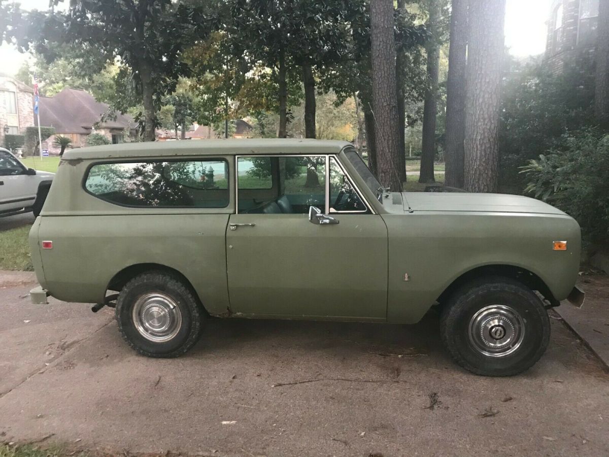 1977 international harvester scout ii - 4x4 - 3.2l - 3 spd - all original - a/c