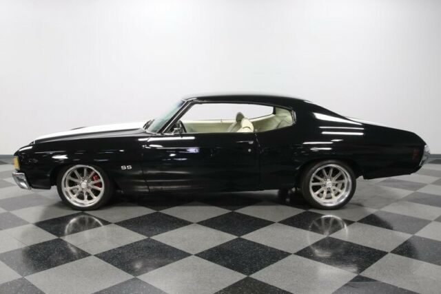 classic vintage chrome restored bbc black white stripes us mag brembo flowmaster