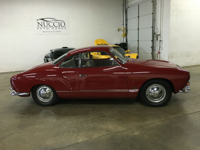 karmann ghia 2+2 - red / white - no reserve!! in need of restoration!!