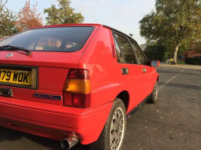 1988 lancia delta integrale hf 8v italian exotic rally car turbo all wheel drive