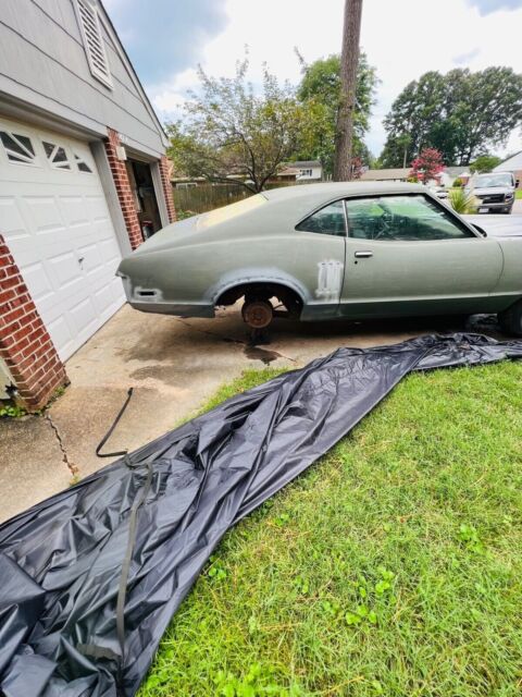 1973 mercury montego coupe blue rwd automatic gt
