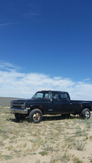 1990 chevy k30 4x4 dually crewcab / 454/turbo 400/ 100% zero rust