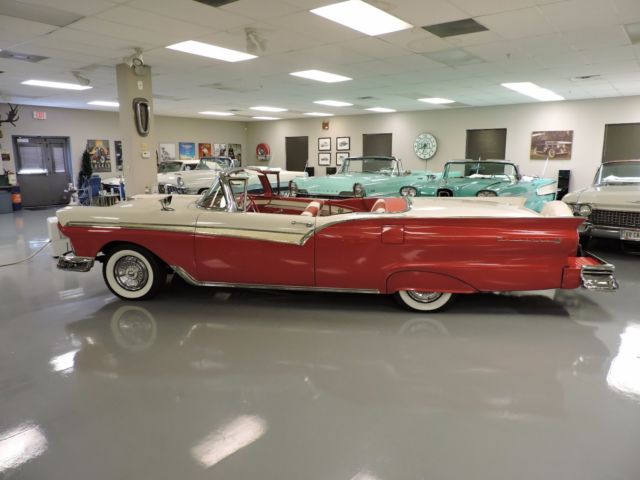 1957 ford fairlane 500 skyliner retractable hardtop - restored
