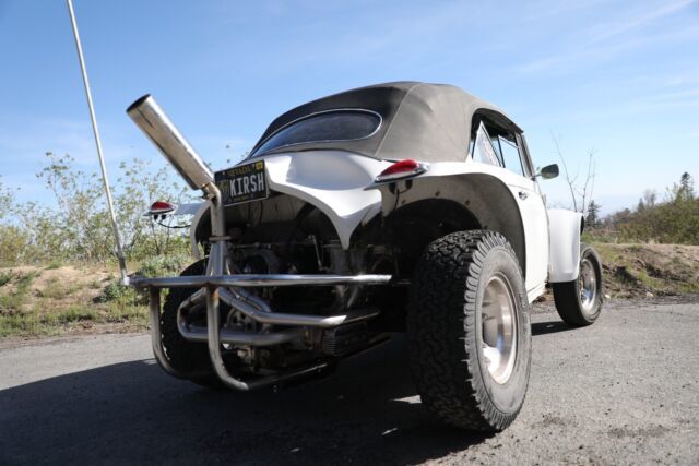 1962 volkswagen beetle convertible white rwd manual baja