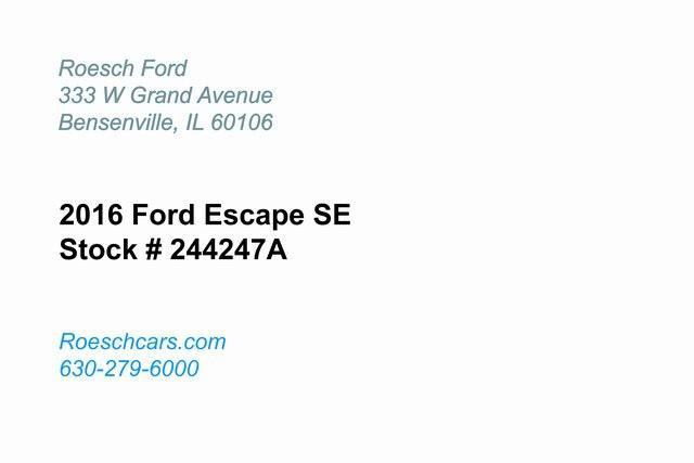 2016 ford escape se