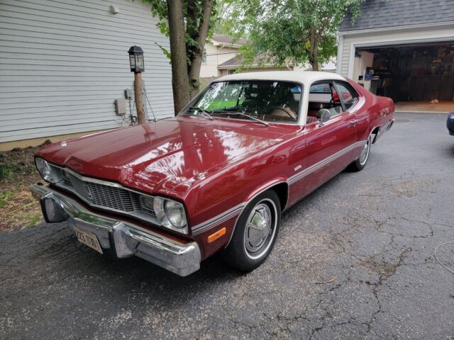 1975 plymouth duster 1975 plymouth duster silver edition stock slant 6 red