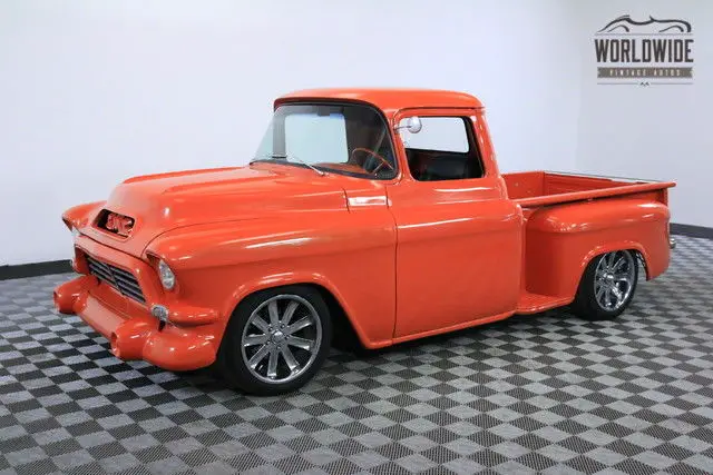 1957 orange high end build stroker 383 air bags!