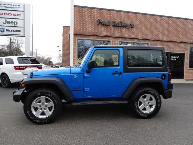 2016 jeep wrangler sport 4x4 sport 2dr suv for sale in north kingstown, rhode island