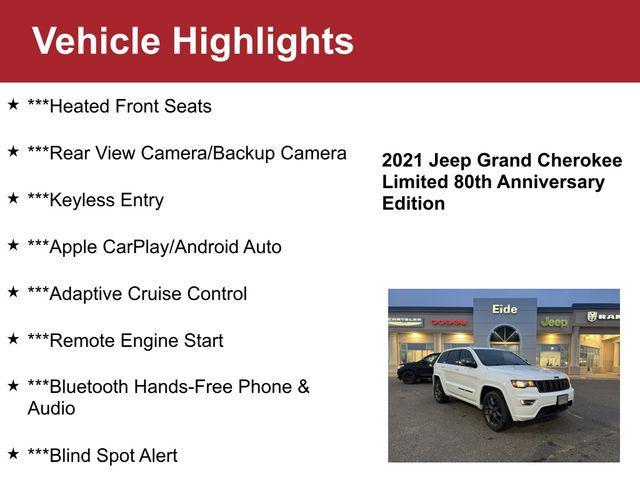 2021 jeep grand cherokee 80th anniversary 4x4