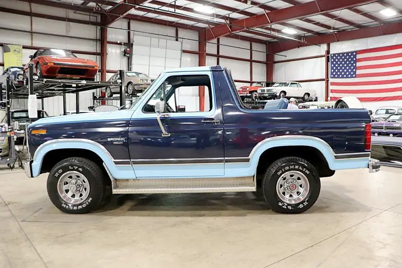 1983 ford bronco 24224 miles blue suv 351ci v8 automatic
