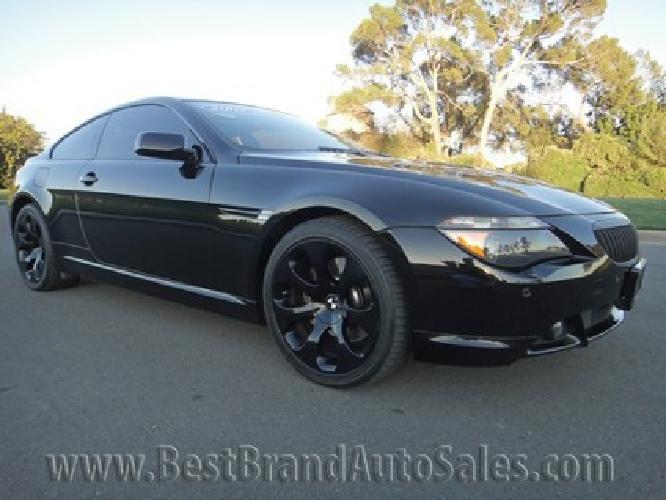 2007 bmw 650i coupe black navigation 6-series 650ci clean title 650 in glendale, ca