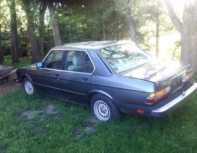 1984 bmw 528e: original / near complete / g-to-vg overall / needs tlc nw indiana