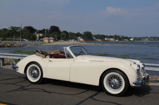 1956 jaguar xk140 drop head coupe "concourse restored, gorgeous, one owner!!!"