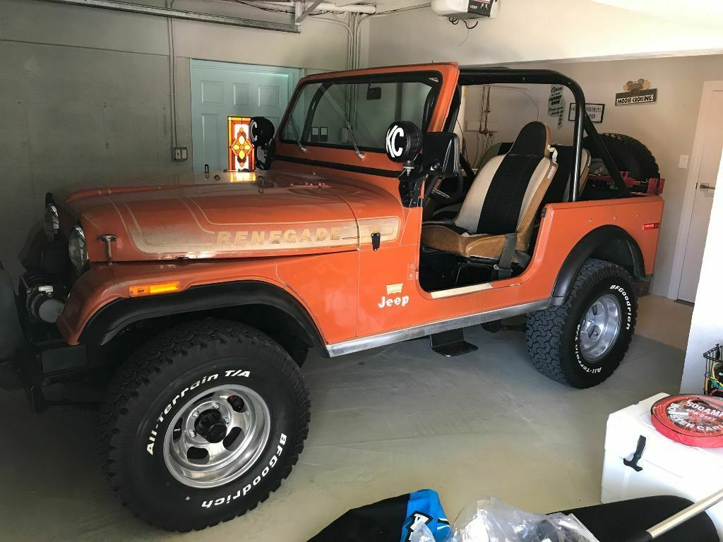 1976 jeep cj-7 renegade - levi - super rare !!