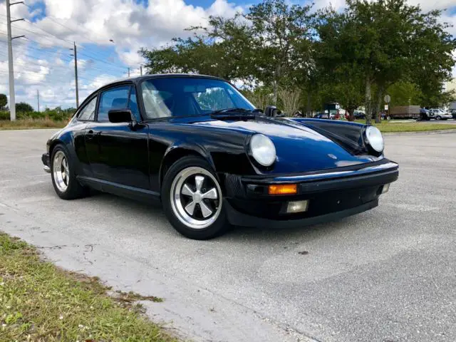 1989 porsche 911 carrera coupe g50 black/black