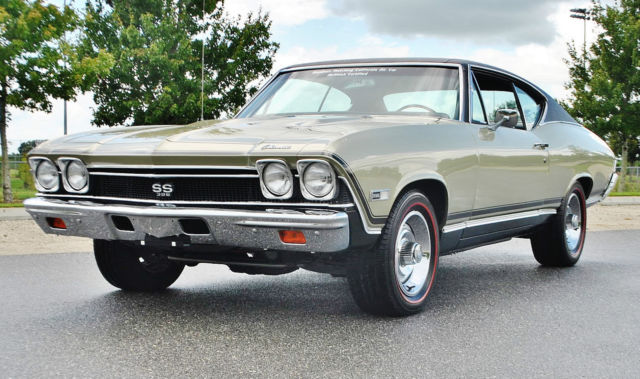 1968 chevrolet chevelle ss 396 matching numbers rare factory a/c classic muscle
