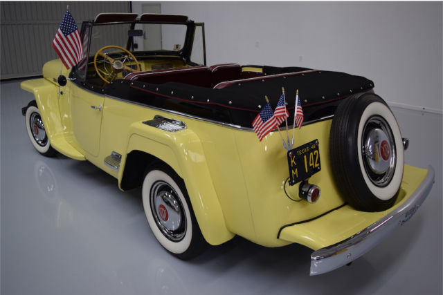 jeepster, restored & working overdrive, has provenance, watch video, in texas