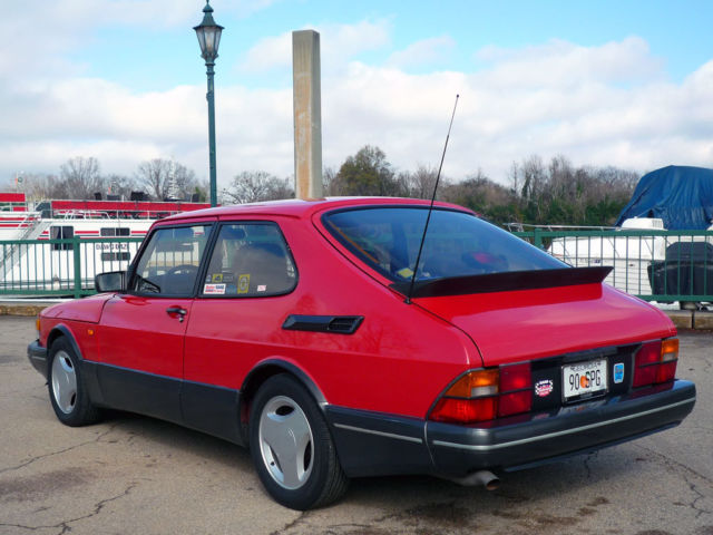 very original! talladega red 1990 900 turbo spg - 3 owners in 26 years