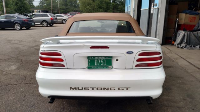 1994 ford mustang gt convertible 5.0l free shipping coupe manual just inspected