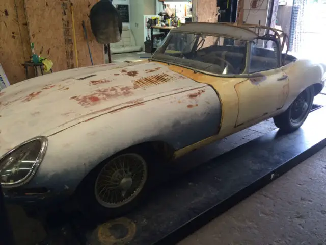 1968 jaguar xke e-type series 1.5 roadster project glass covered headlamps