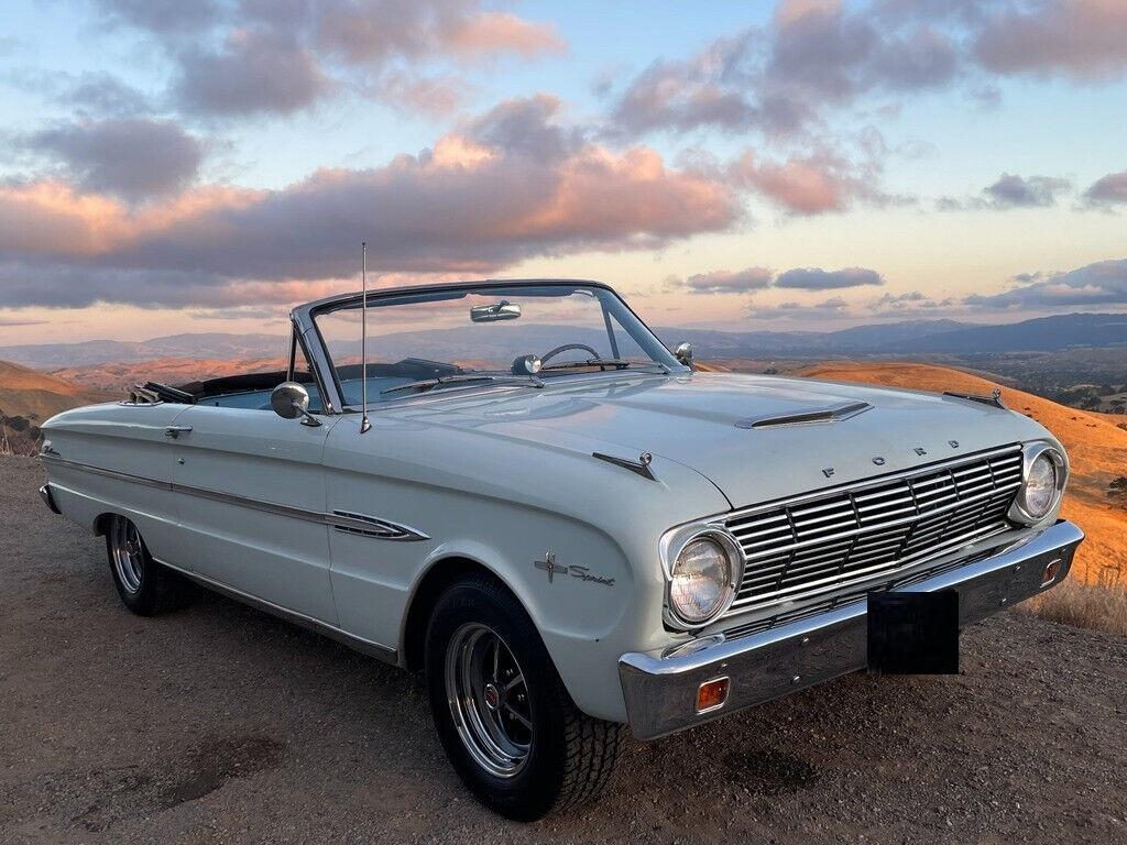 1963 ford falcon sprint convertible rare 4 speed manual 260 v8