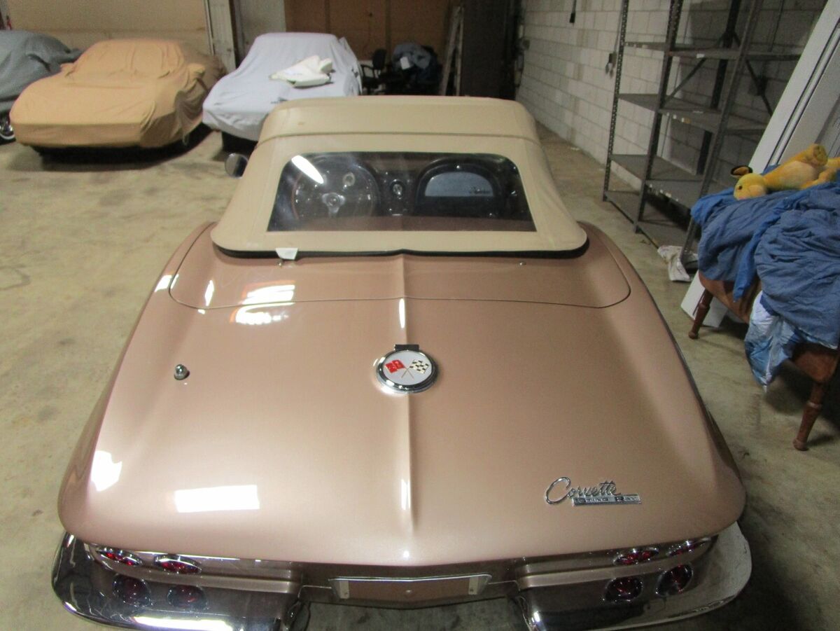 63 corvette convertible 327/300 4 speed c60 air conditioning ps pb nice!!!