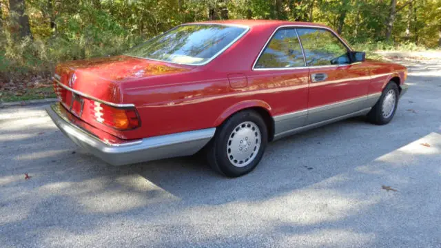 1987 mercedes-benz 560sec coupe