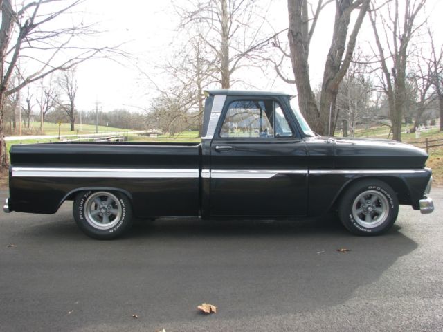 1966 chevy c10 custom cab short bed big back glass v8 auto ps pdb super nice