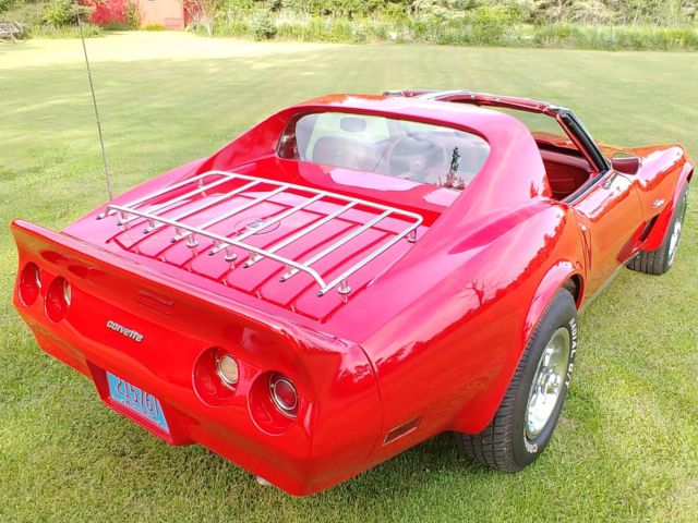 stunning! red corvette stingray l82 number matching chevrolet chevy have videos