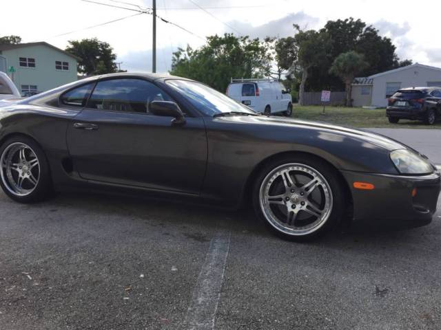 1994 toyota supra twin turbo 6 speed.rare anthracite