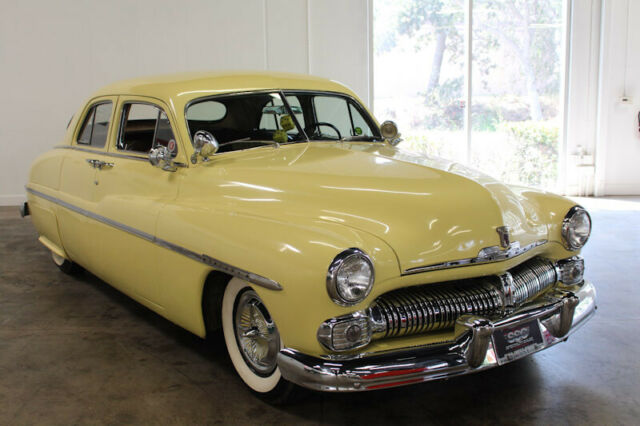 1950 mercury m74 83854 miles yellow sedan