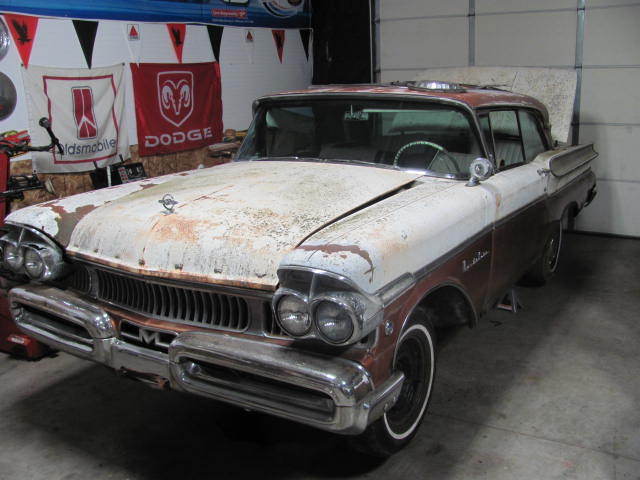 1957 mercury montclair 2dr hdtp 368 v8 pushbutton original car