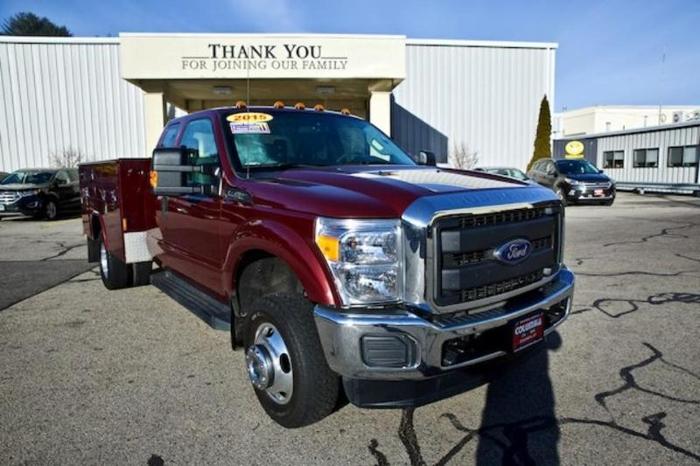 2015 ford f-350 super duty xl 4x4 xl 4dr supercab 162 in. wb drw chassis for sale in columbia, connecticut