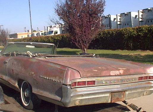 1965 pontiac bonneville convertible project **factory 4 speed**