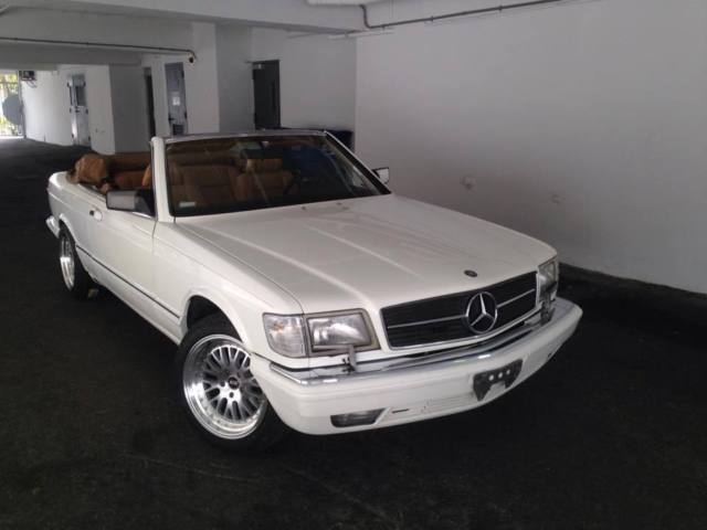 1988 mercedes-benz 560 sec convertible rare find!
