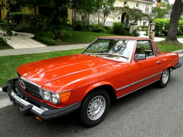 mercedes benz 450 sl roadster 1978 one owner california car 450sl like new