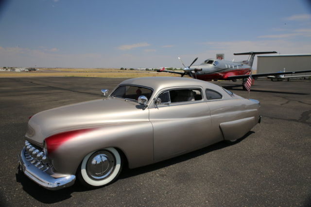 1951 mercury 2dr chopped top custom sled