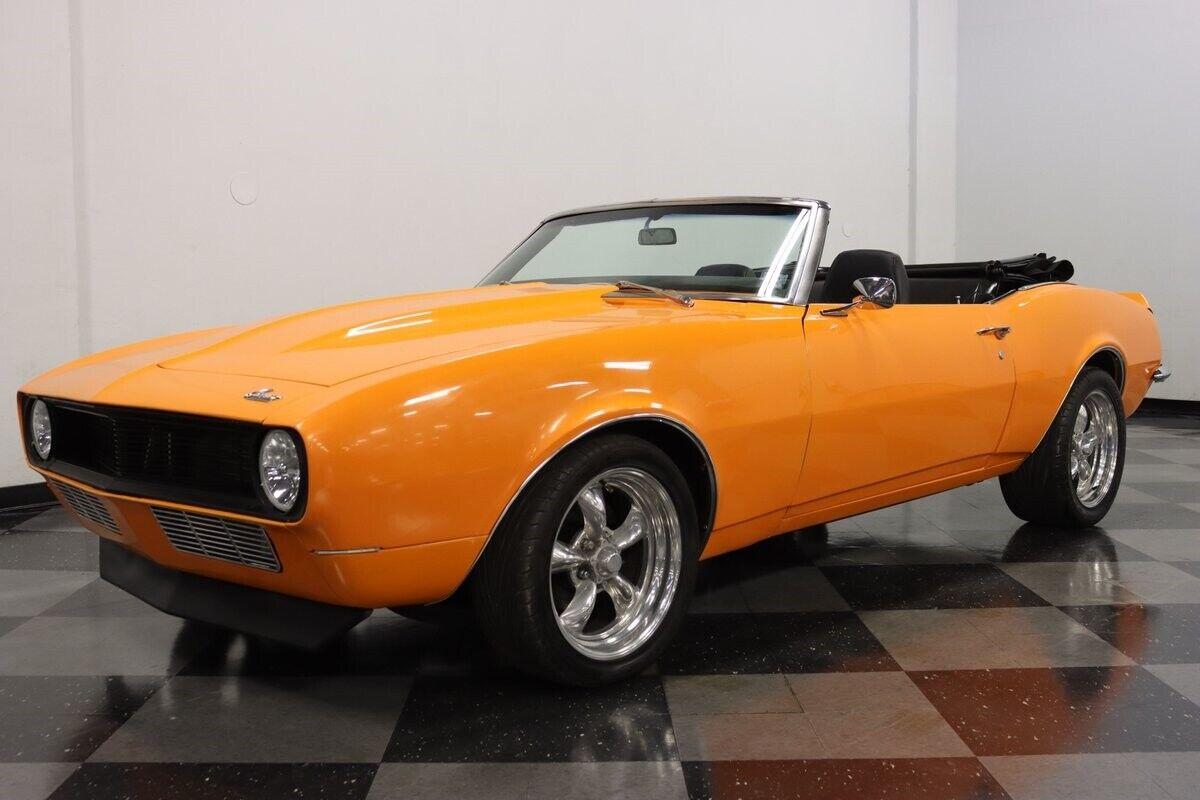 1968 chevrolet camaro convertible restomod fuel inj 350 lt1 v8 3605 miles
