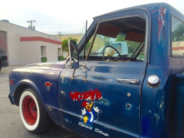 1968 chevrolet c10 stepside ratrod patina truck hotrod