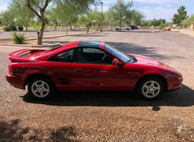 1991 toyota mr2 red/black 35k miles 1 owner clean carfax mint won't last long