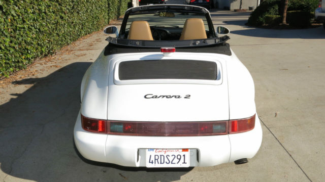 1991 porsche 911 c2 cabriolet, los angeles car since new, very nice, just svcd